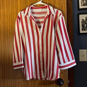 Mid sleeve dress shirt